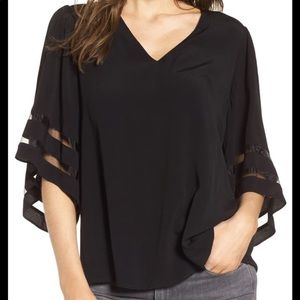 Free in bundle . Chaelse Top black elegant details